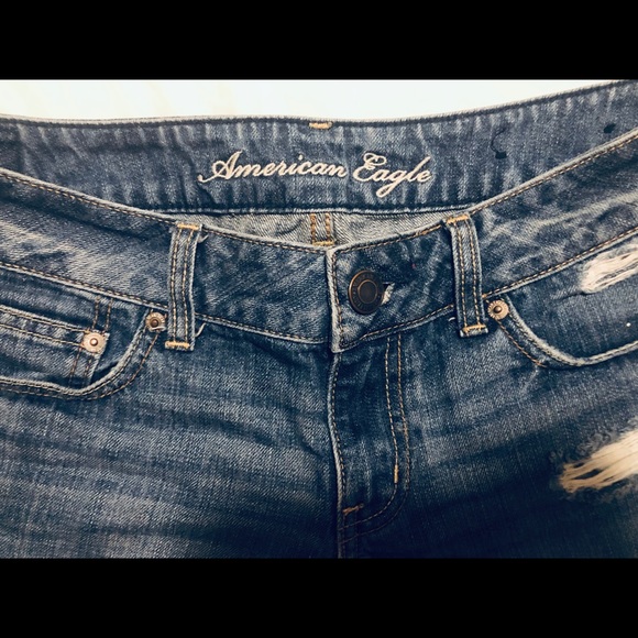 🖤 American Eagle Distressed Jean Shorts 6 - Picture 2 of 6